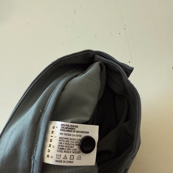 Dunning Golf Dark Gray Slash Pocket Casual Golf Pants Mens 32 x 32 Stretch - Picture 5 of 9